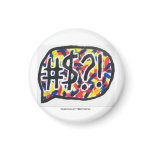 Flounce Abstract Obsenities Magnet