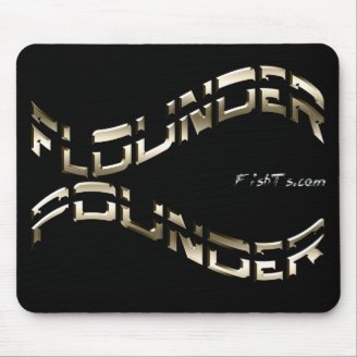 Flounder Pounder Mousepad