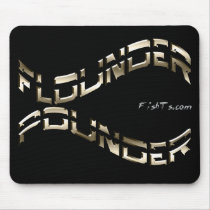 Flounder Pounder Mousepad by FishTsdotcom Flounder Pounder Mousepad