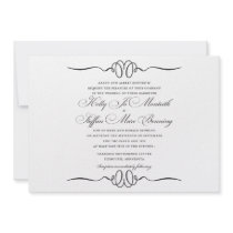 Flourish Border Custom Invitation