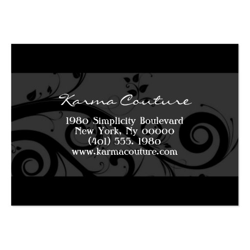 flourish business card (front side)