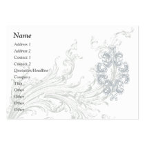 Flourish Business / Profile Card Template business cards