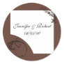 Flourish Details: Mocha Brown with Black Accents Sticker Flourish Details: Mocha Brown with Black Accents Sticker