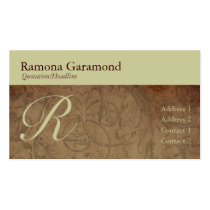 Flourish Profile Card business cards