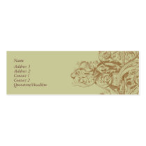 Flourish Profile Card business cards