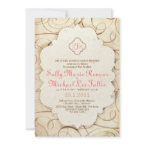 Flourish & Scroll Storybook Fairytale Invitation