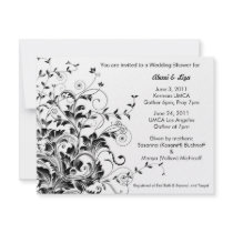 Flourish shower invitation