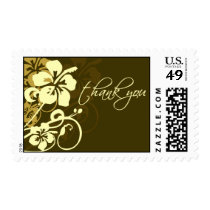flourish, postage, stamp, stamps, thank you, thanks, gift, gifts, hibiscus, flower, flowers, floral, art, nature, Stamp with custom graphic design