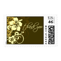 flourish, postage, stamp, stamps, thank you, thanks, gift, gifts, hibiscus, flower, flowers, floral, art, nature, Stamp with custom graphic design