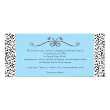 flourish; wedding custom invite