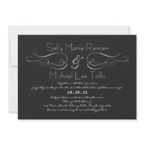 Flourish Wedding Invitation