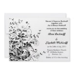 Flourish wedding invitation