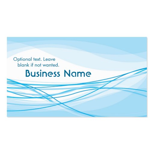Flow Business Card (blue) (back side)