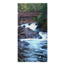 Flow From The Bridge Photo Card Template
