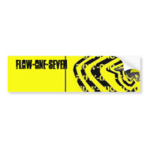 Flow-One-Seven bumper stickers