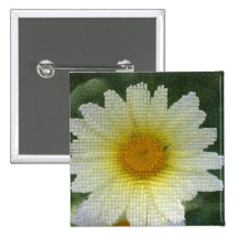 Flower #3 button