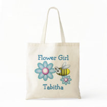 Flower and Bee Flower Girl bags
