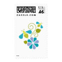 Flower and Bees Accent postage by pollypocket Flower and Bees Accent postage