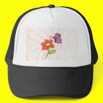 Flower and Butterfly hats by rahulbiswas Flower and Butterfly hats