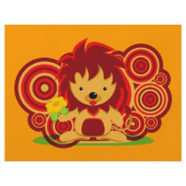 Flower and lion flyer