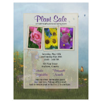 Flower and Plant Sale Flyer