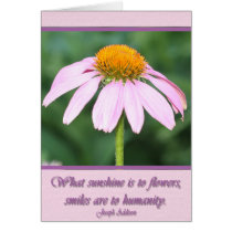 Flower and Smiles Card cards