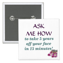 flower and stones,  to take 5 years off your fa... button