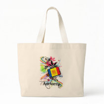 Flower Andorra Canvas Bag