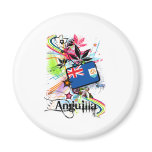 Flower Anguilla Magnet