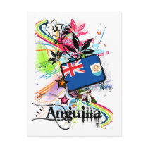 Flower Anguilla Post Cards