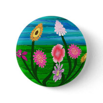 Flower Aquarium buttons