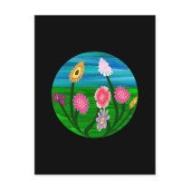 Flower Aquarium Postcard