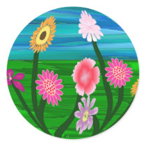 Flower Aquarium stickers