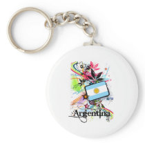 Flower Argentina Keychains