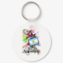 Flower Argentina keychains by teyes143 Flower Argentina keychains