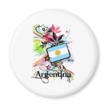 Flower Argentina Refrigerator Magnet