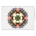 Flower Arrangement Water Color Mandala cards