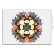 Flower Arrangement Water Color Mandala cards by ElainePlesser Flower Arrangement Water Color Mandala cards