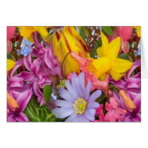 Flower Arrangment Blank Inside Card