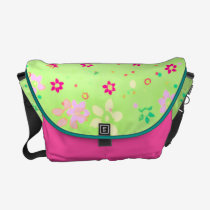 Flower Art Daydream Rickshaw Messenger Bag messenger bags