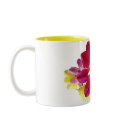 Flower art mugs