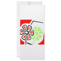 Flower Art rack cards