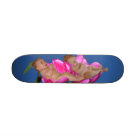 mini_7_14 - This adorable flower baby twins skateboard makes a unique and original gift! These flower babies also look terrific!