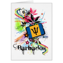 Flower Barbados Greeting Cards