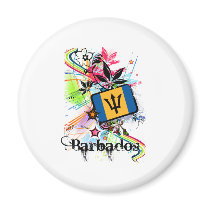 Flower Barbados Magnet