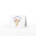 Flower Bear Birthday Girl Cards