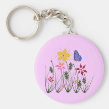 Flower blossom keychains