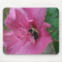 Flower Blossom with Bee Mousepad