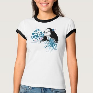 Flower Bomb Pinup Design shirt