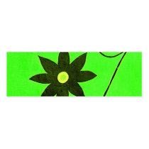 flower bookmark profile cards